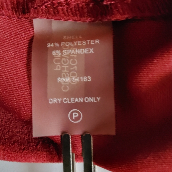 Calvin Klein Burgundy Wine Halter Sleeveless Sheath Midi Dress Size 6 - Picture 6 of 6